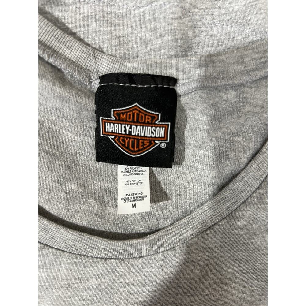 Harley-Davidson Women's Tank Top Gray Size M - Picture 3 of 3